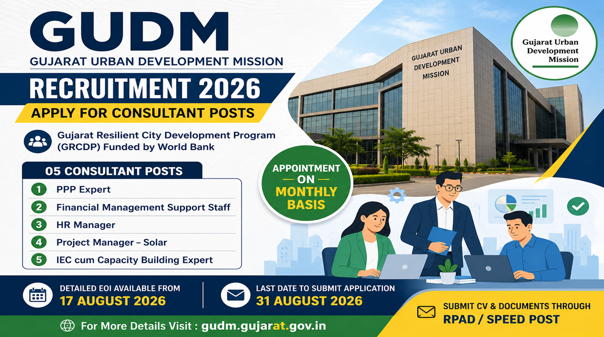 GUDM Recruitment 2026