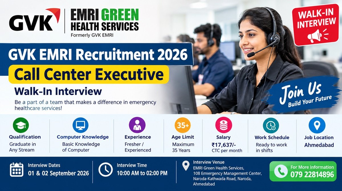 GVK EMRI Recruitment 2026
